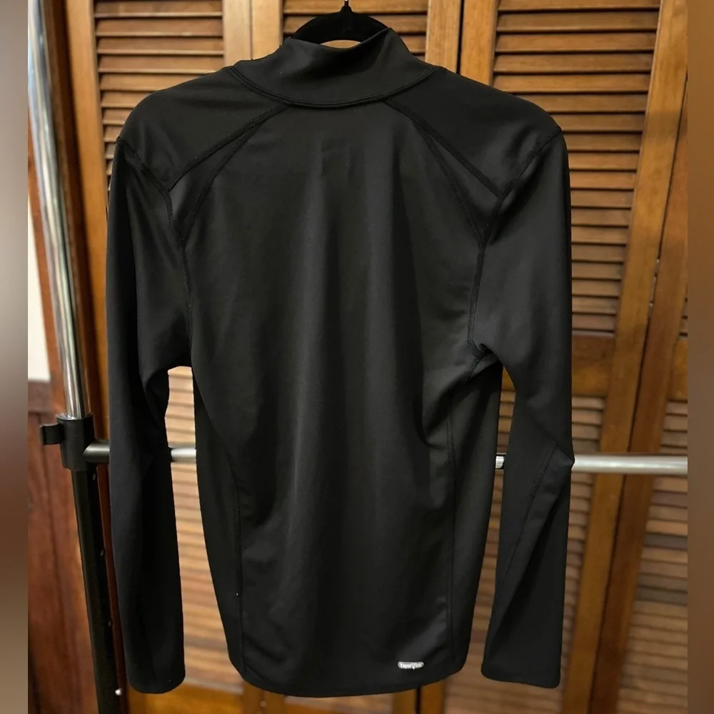 Northface Men’s Small vaporwick black pullover 1/4 zip guc